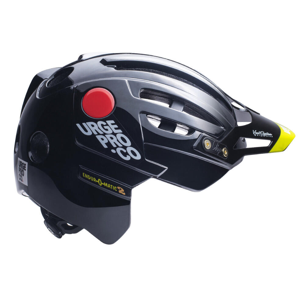 Endur-O-Matic 2 RH Schwarzer Mountainbike-Helm 4/5