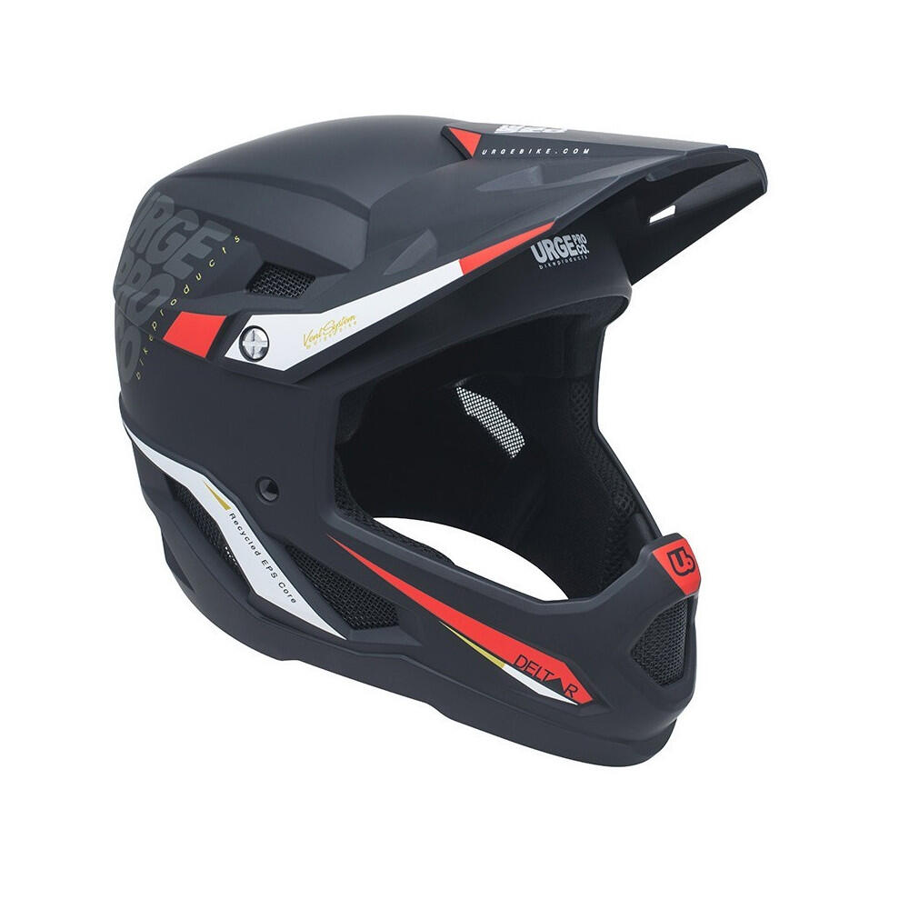 Casco integrale da mountain bike Deltar nero per bambini 2/8