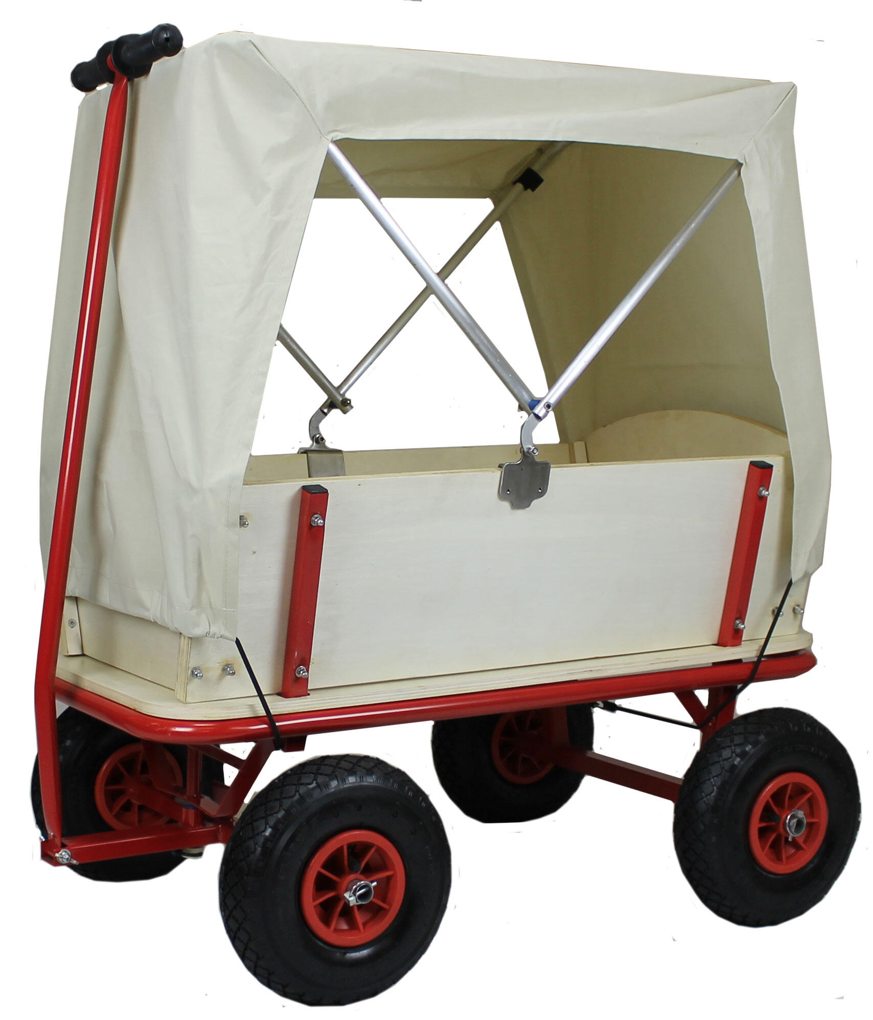 Sonnenverdeck für Beachtrekker Style (geeignet für div. andere Holzbollerwagen) 3/5