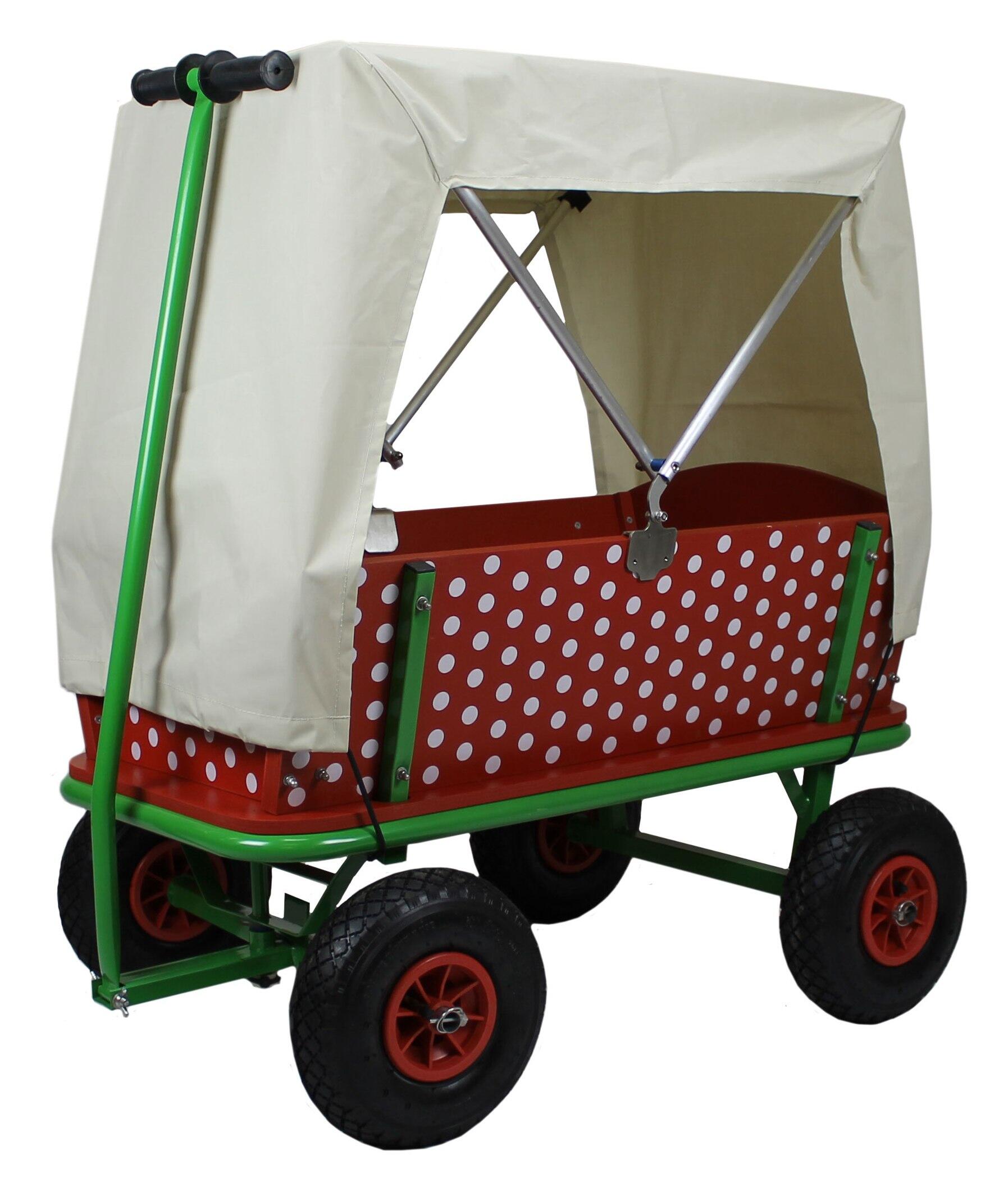 Sonnenverdeck für Beachtrekker Style (geeignet für div. andere Holzbollerwagen) 4/5