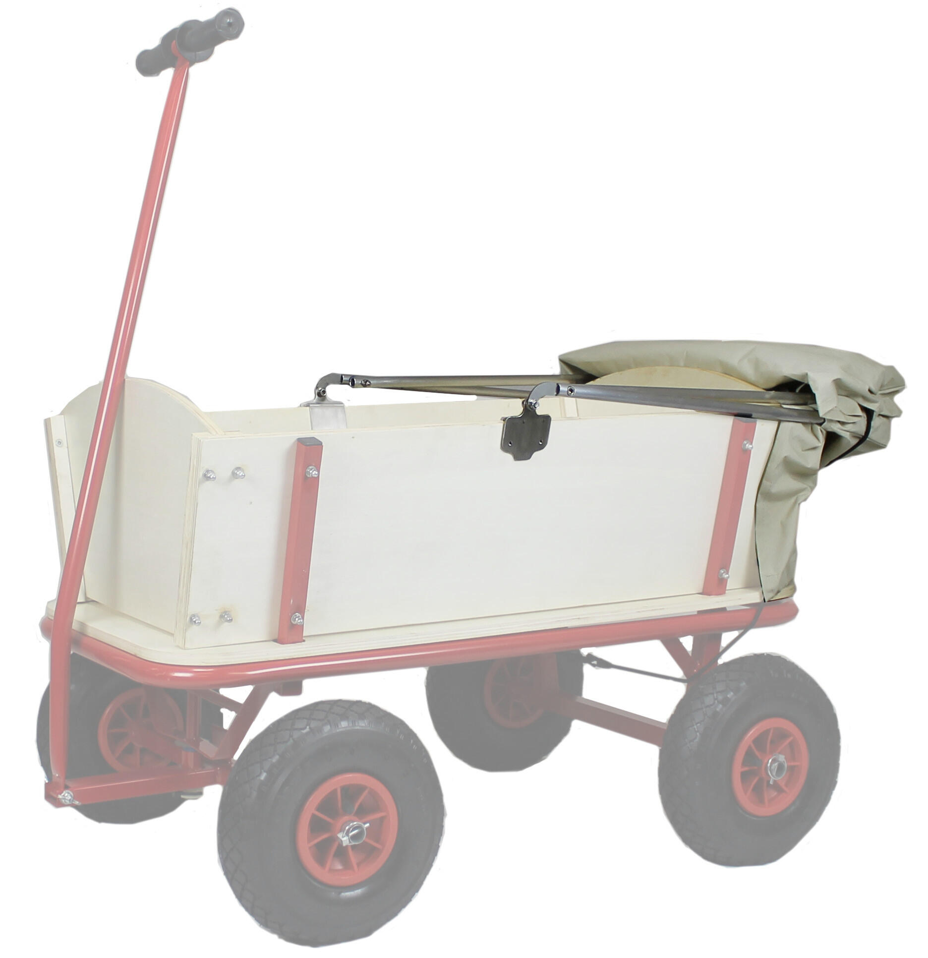 Sonnenverdeck für Beachtrekker Style (geeignet für div. andere Holzbollerwagen) 2/5