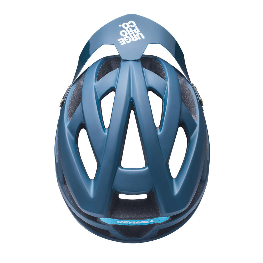 Capacete SeriAll para ciclismo de montanha, azul meia-noite 4/4