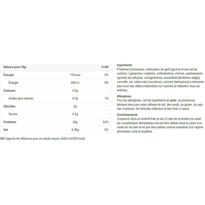 Beef Protein - Vanille Cannelle