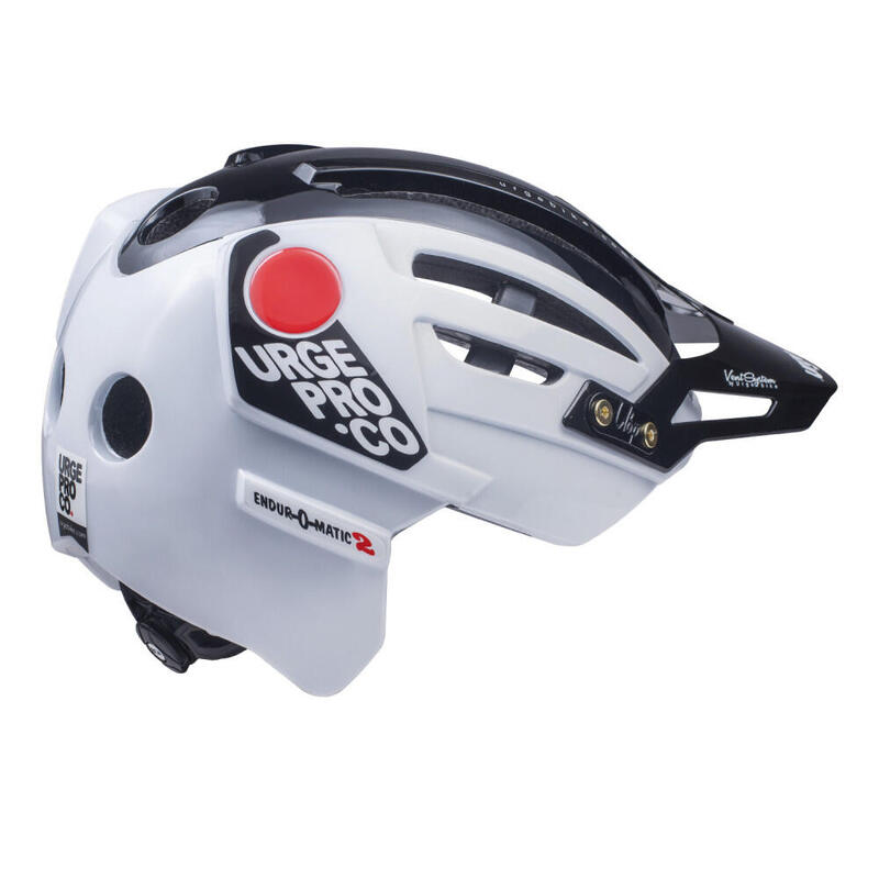 Casque VTT Endur-O-Matic RH blanc/noir URGE Decathlon