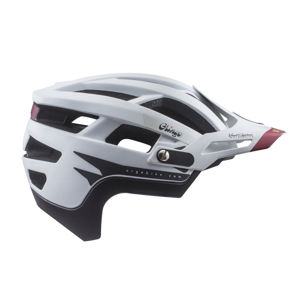 Sierra Gringo Mountainbike-Helm mit abnehmbarem Kinnschutz, weiß/schwarz 3/7