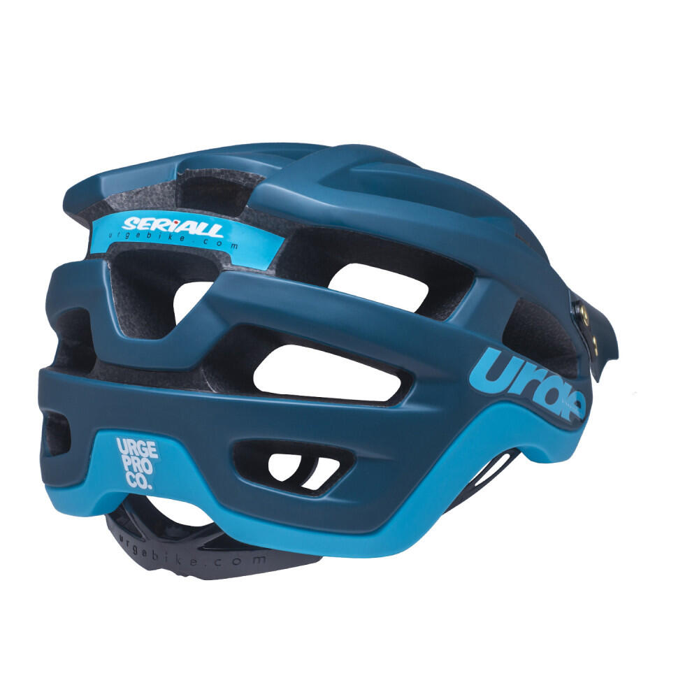 Capacete SeriAll para ciclismo de montanha, azul meia-noite 3/4