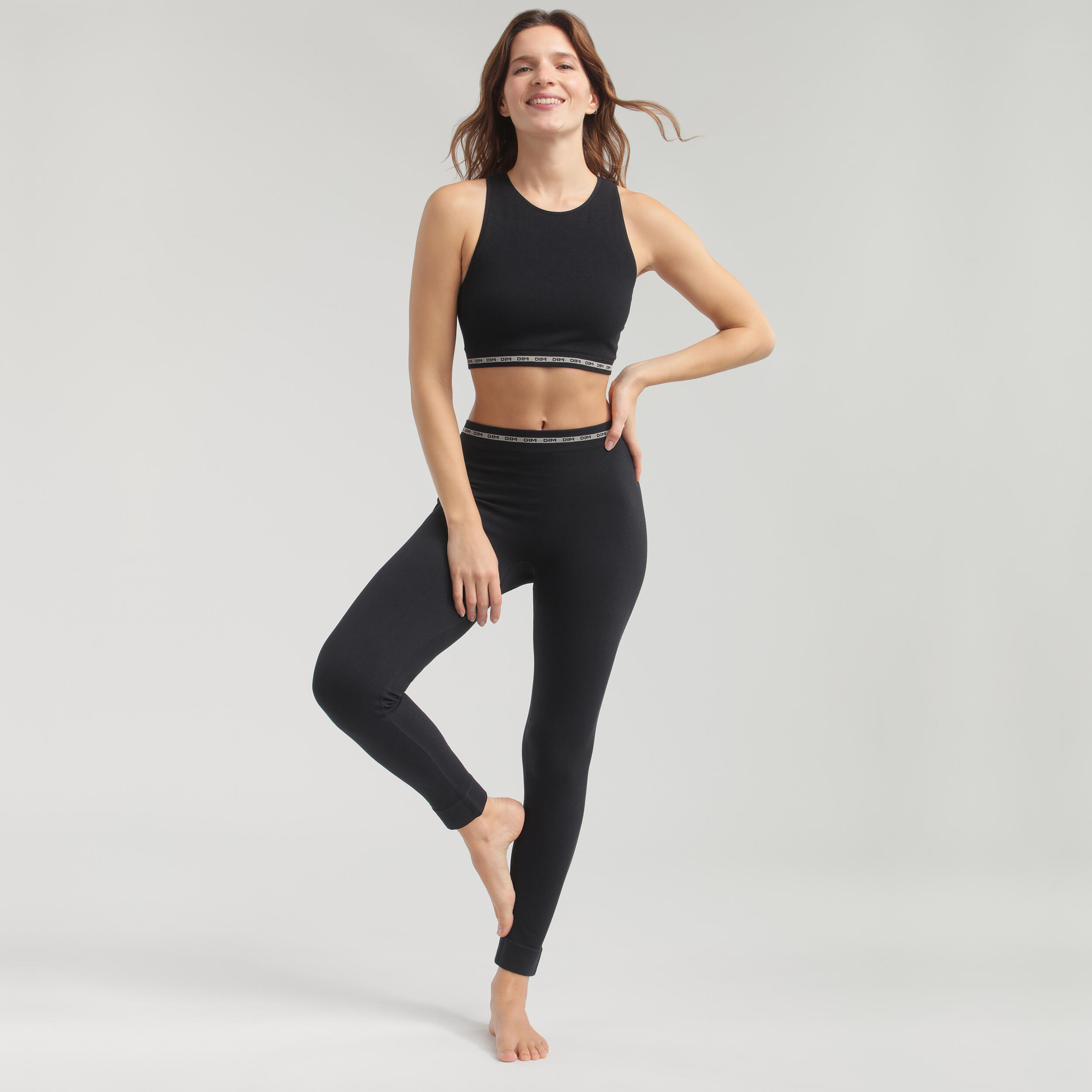 Dim Icons Seamless, Legging sans couture en tissu côtelé 3/7