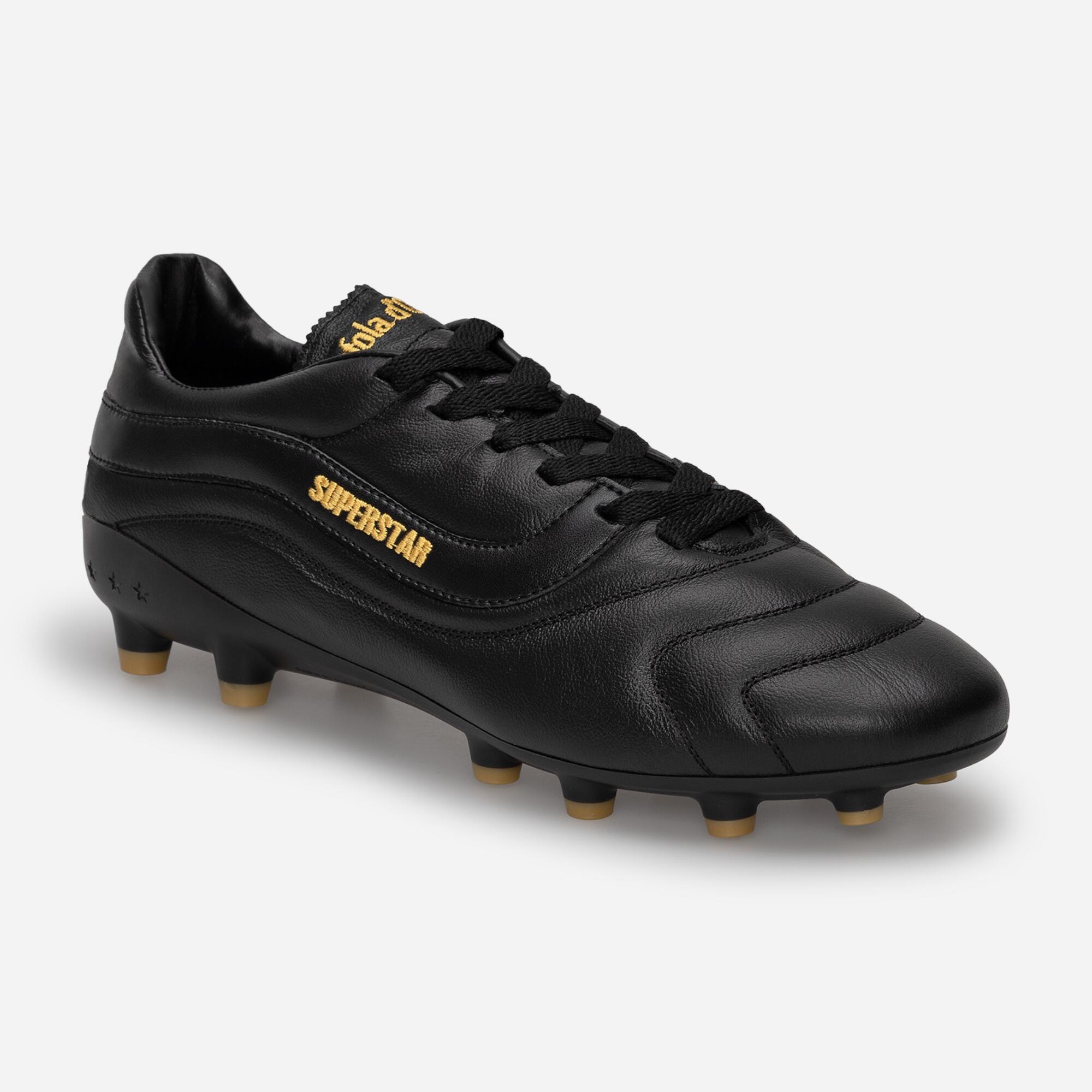 Scarpe Calcio Uomo SUPERSTAR CANGURO nero 2/5
