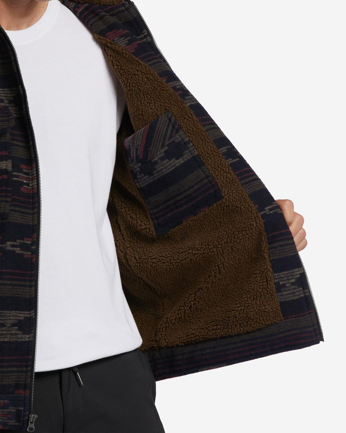 Chaqueta de travesía Billabong Barlow Sherpa para hombre 4/5