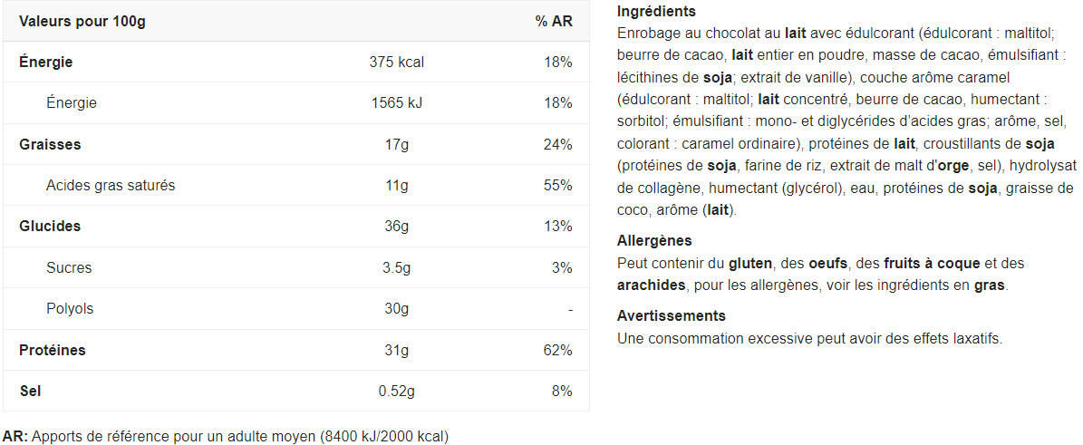Barritas Proteicas - Lata De Barritas Trituradas (12x64g) - Galletas Y Nata 2/3