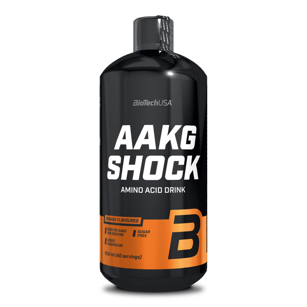 Aakg shock - 1000ml laranja da biotech usa