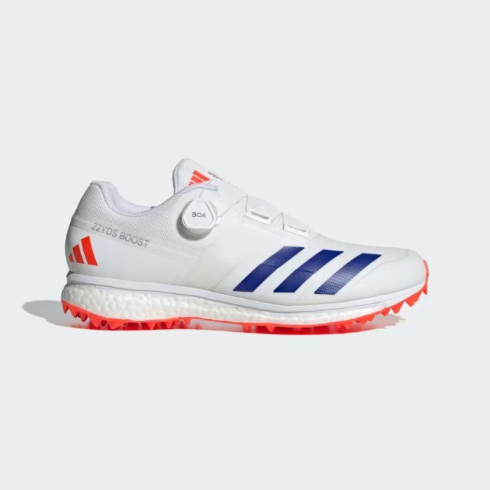 ADIDAS Adidas 22YDS SL22 Boost Cricket Shoes - White/Blue/Red