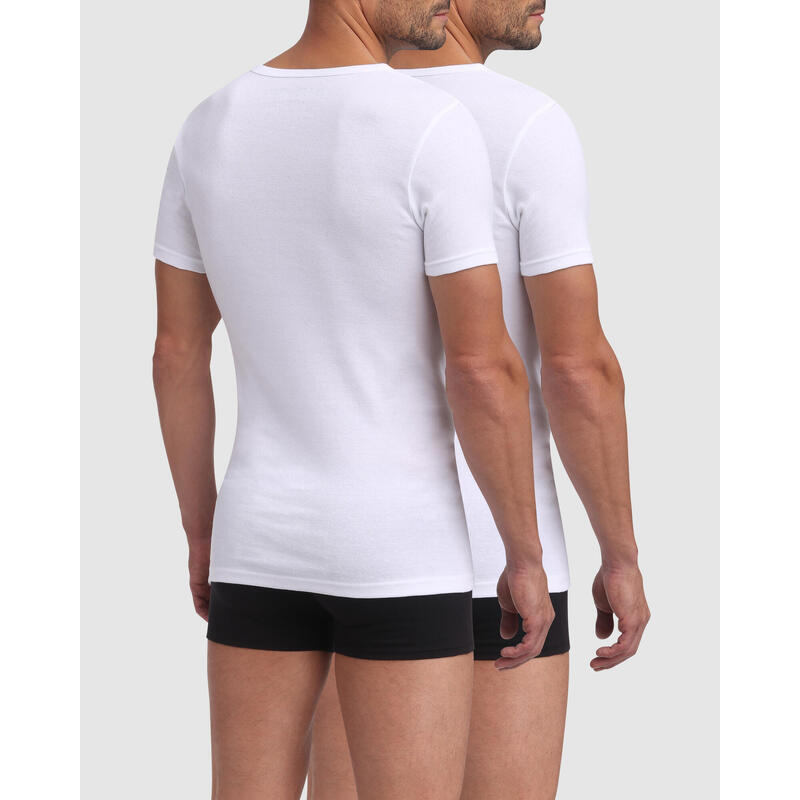 Lot de 2 T-Shirts Homme Col V Ecodim