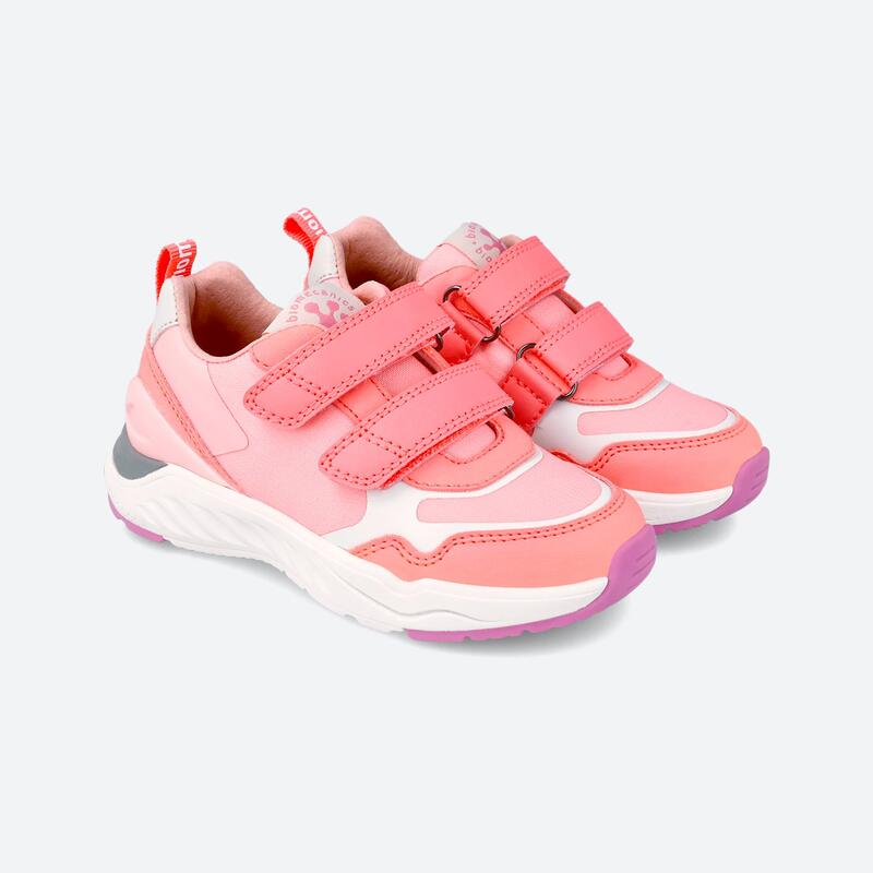 Zapatillas Deportivas Caminar Niños Biomecanics 242285D Rosas Cierre Adherente