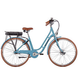 Elektrische damesfiets Classic Plus 2.0, 50 cm, Saxxx, N7, blauw