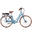 Elektrisches Damenrad Classic Plus 2.0, 50 cm, Saxxx, N7, blau