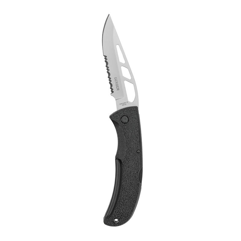 Cuchillo de camping Gerber E-Z Out Skeleton - Dentado