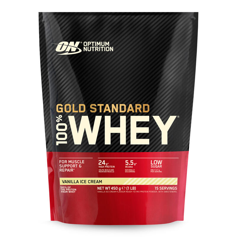 Gold Standard 100% Whey Protein Vanilleeis 15 Portionen (465 Gramm)