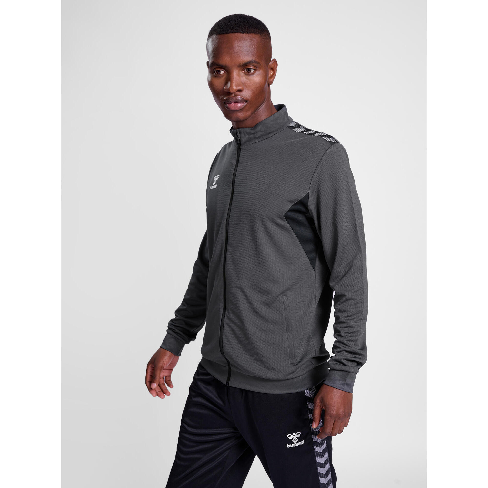 Hummel - Fermeture Éclair Zip Combinaison Hmlauthentic Homme Hummel - Sweat-shirt - Gris - 42 M/l - Decathlon