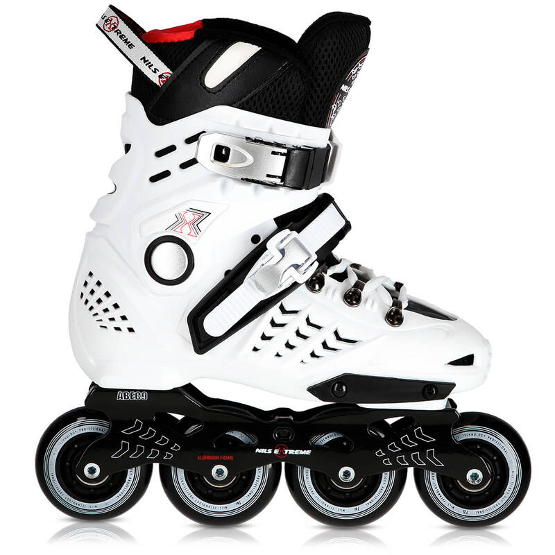 Rolki slalomowe unisex Nils Extreme NA20001 ABEC9 szybkie z aluminiową płozą