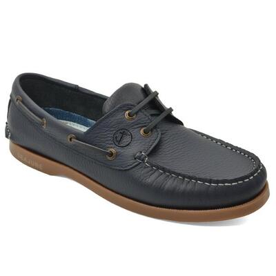 Bootschoenen norte heren marineblauw leer