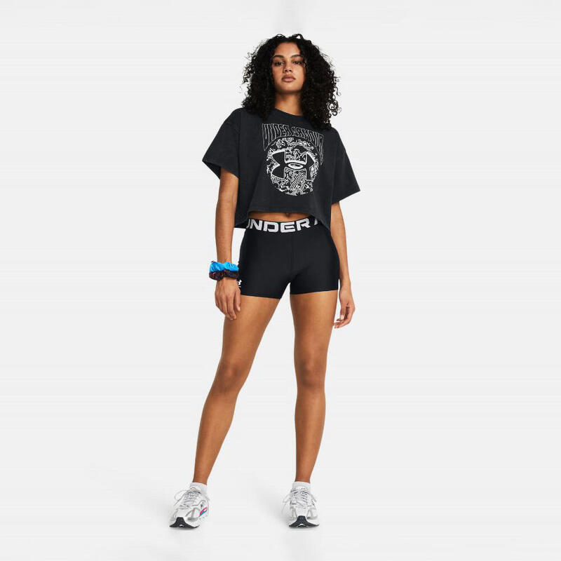 Shorty Under Armour Mujer Negro