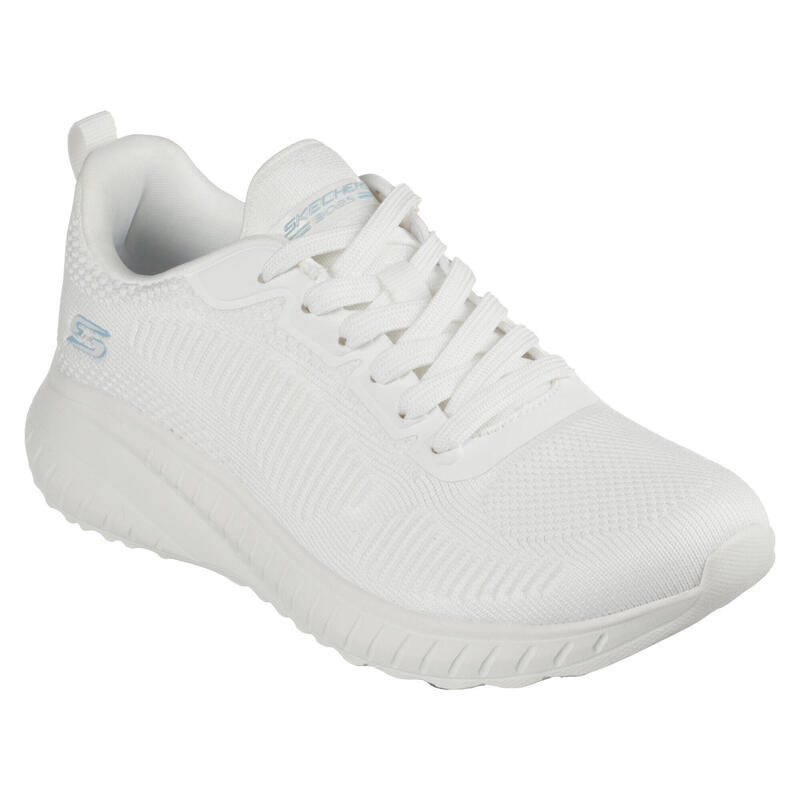 Pantofi sport femei Skechers Bobs Squad Chaos-Face Off, Alb