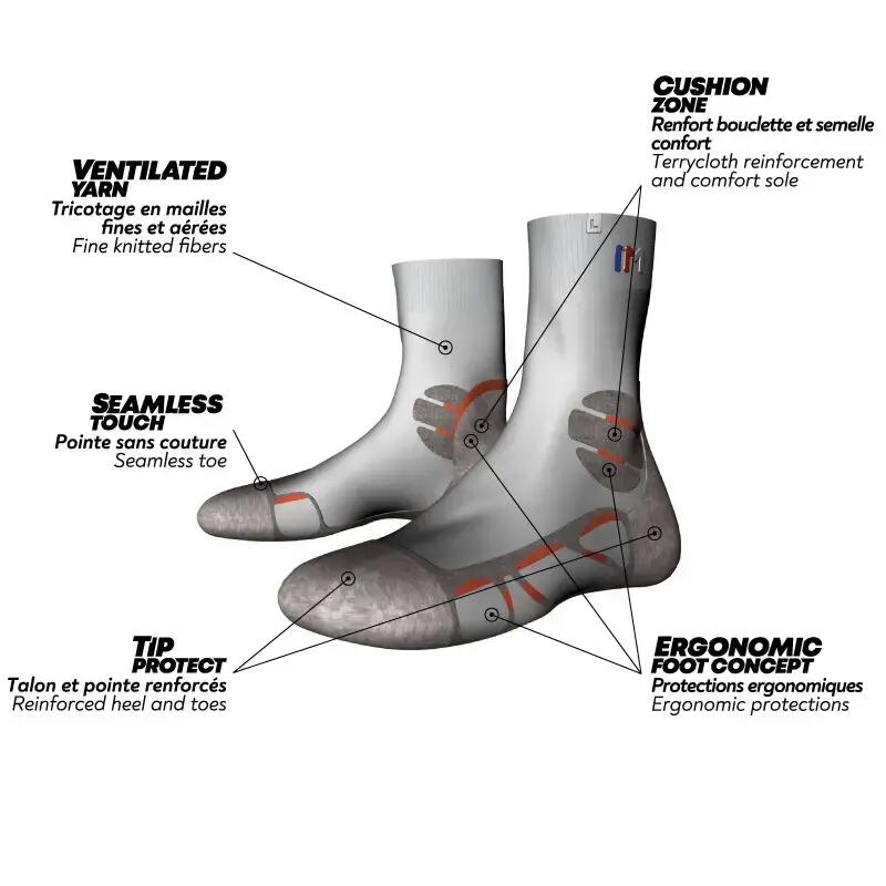 CHAUSSETTE MID LIN COTON 5/5
