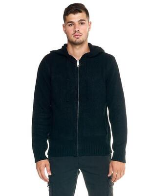 Trui met capuchon en ritssluiting heren shades