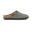 Chaussons unisex Nuvola gris orange Semelles en caoutchouc