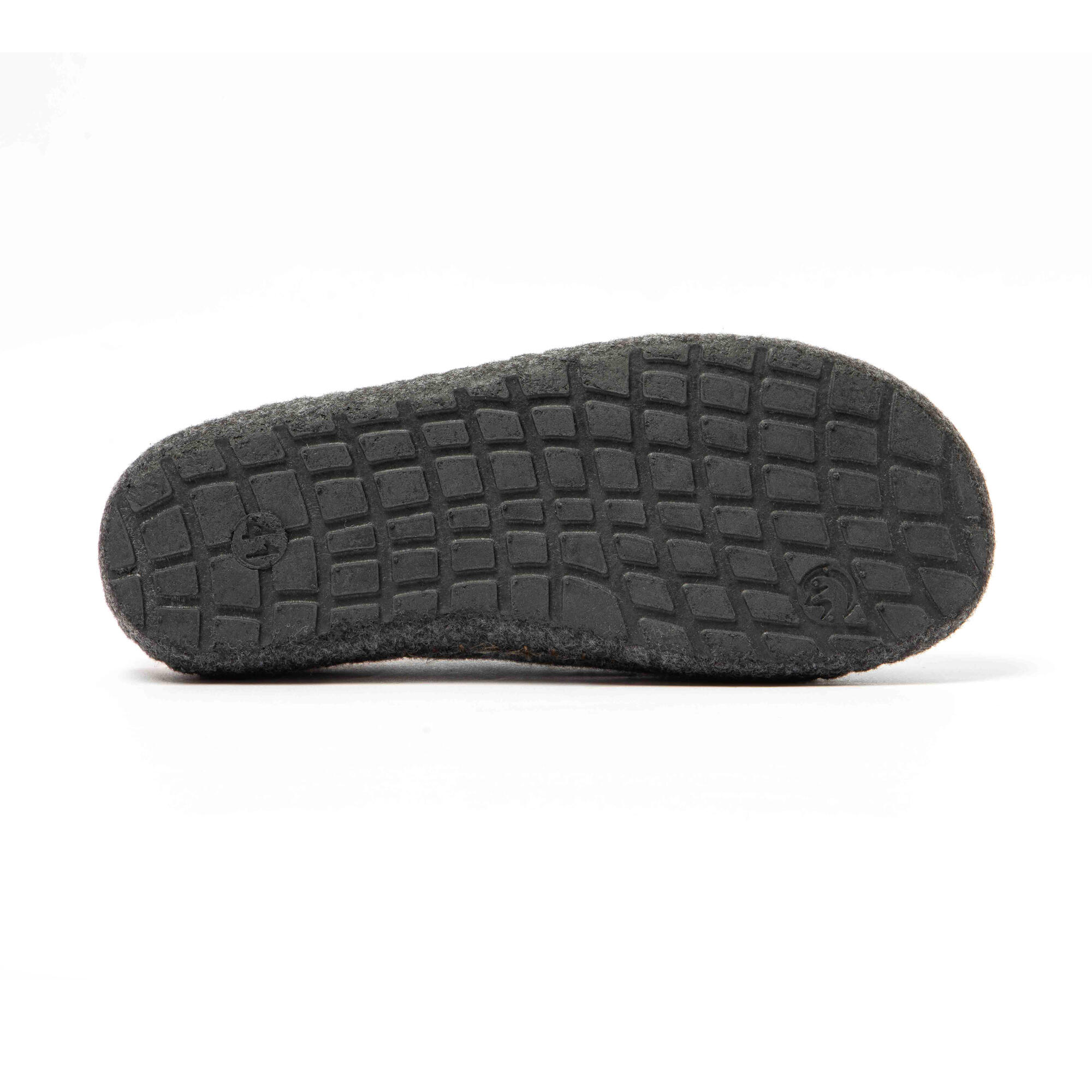 Pantuflas Nuvola gris naranja Acolchadas suela goma 5/7