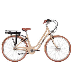 Elektrische damesfiets Classic Plus 2.0, 50 cm, Saxxx N7, beige