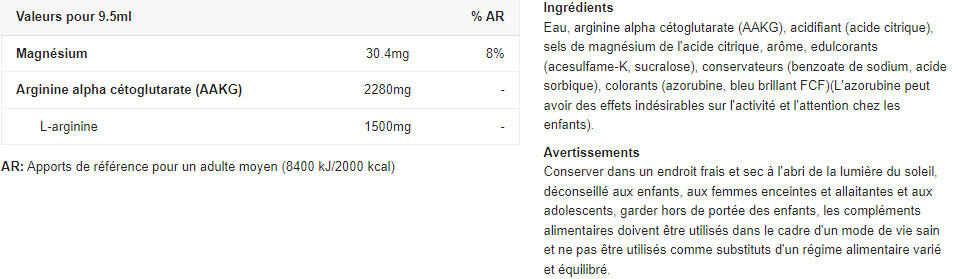 BioTechUSA AAKG Shock Extreme 1000 ml 2/4