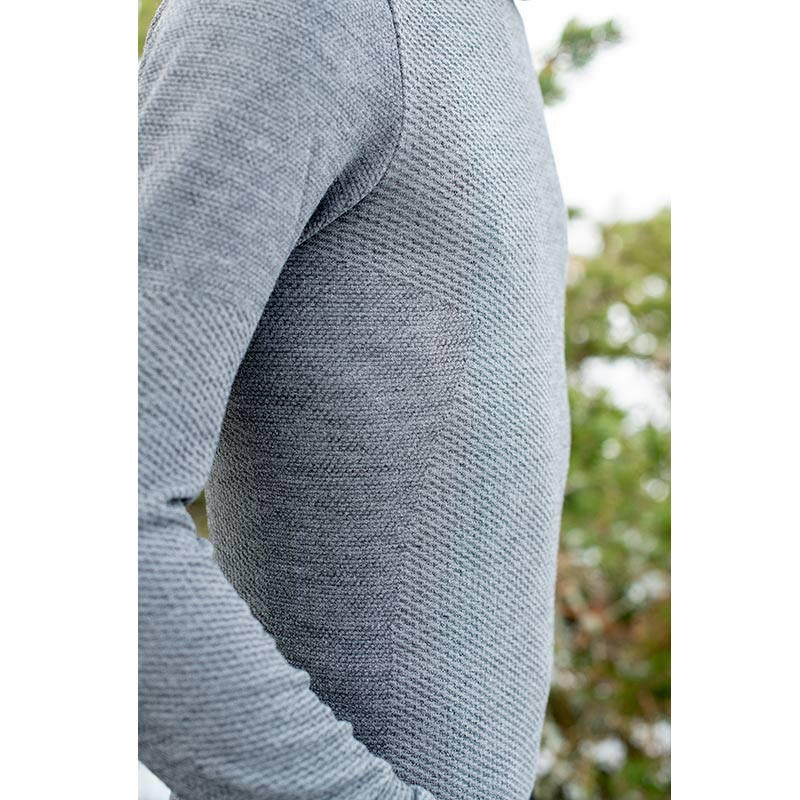 T-shirt manches longues RTECH MERINOS gris 4/5