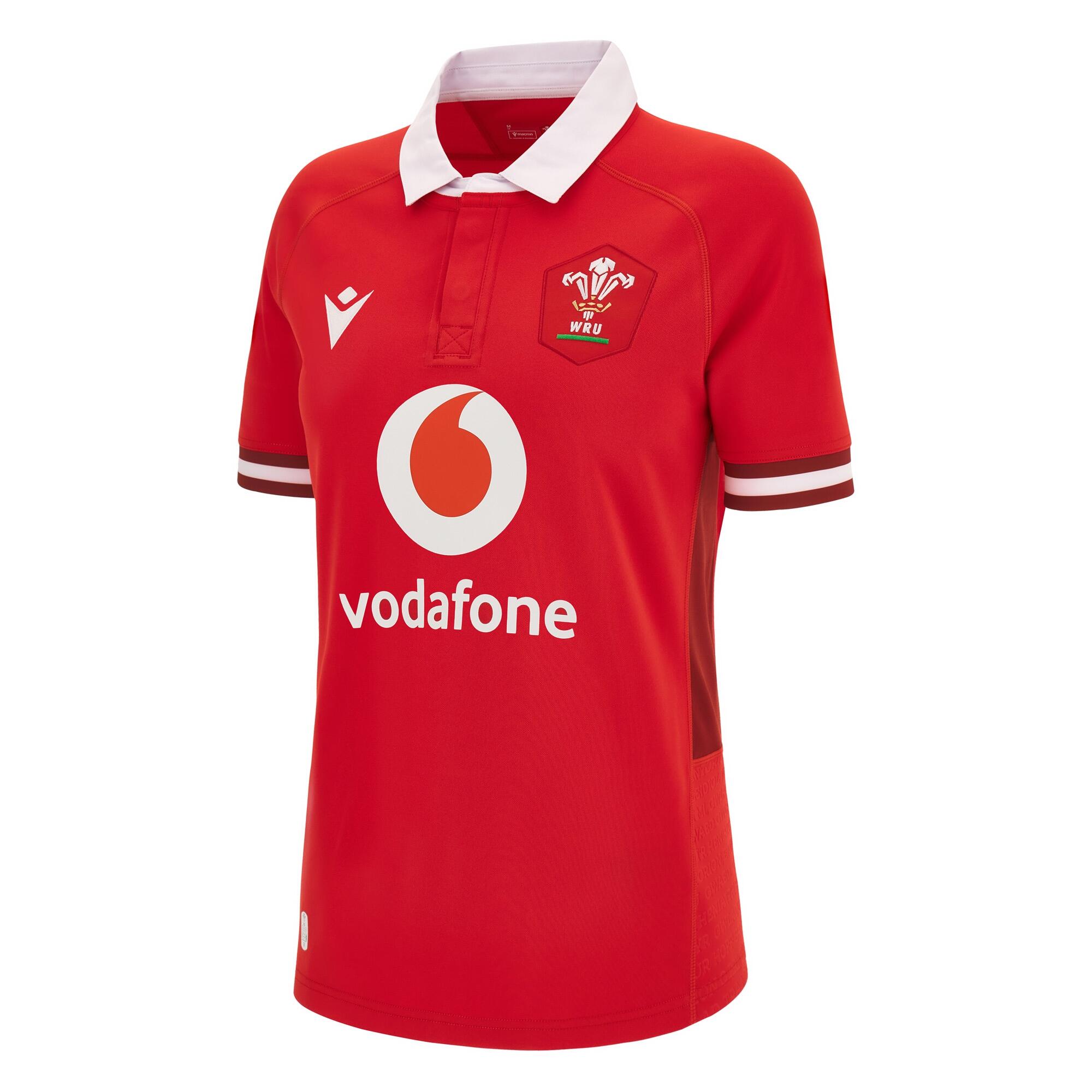 Wales WRU Womens Home Rugby Shirt 1/6