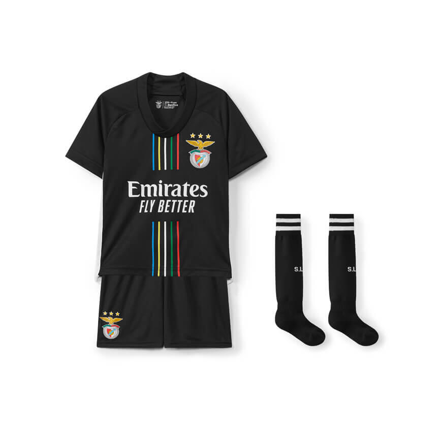 Réplica mini kit alternativo benfica 2023 2024