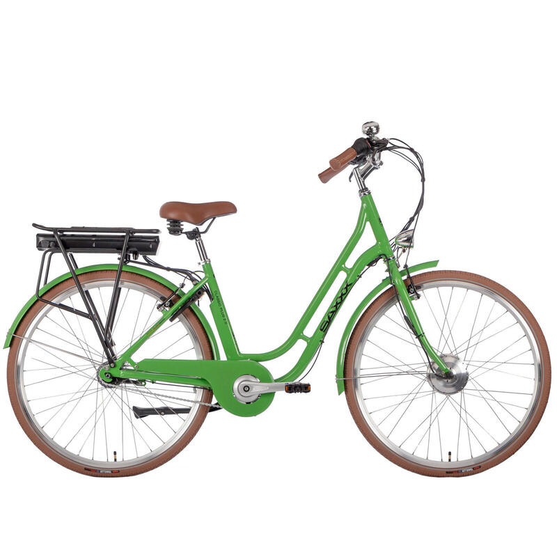 Elektrisches Damenfahrrad Classic Plus 2.0, 45 cm, Saxxx, N7, grün