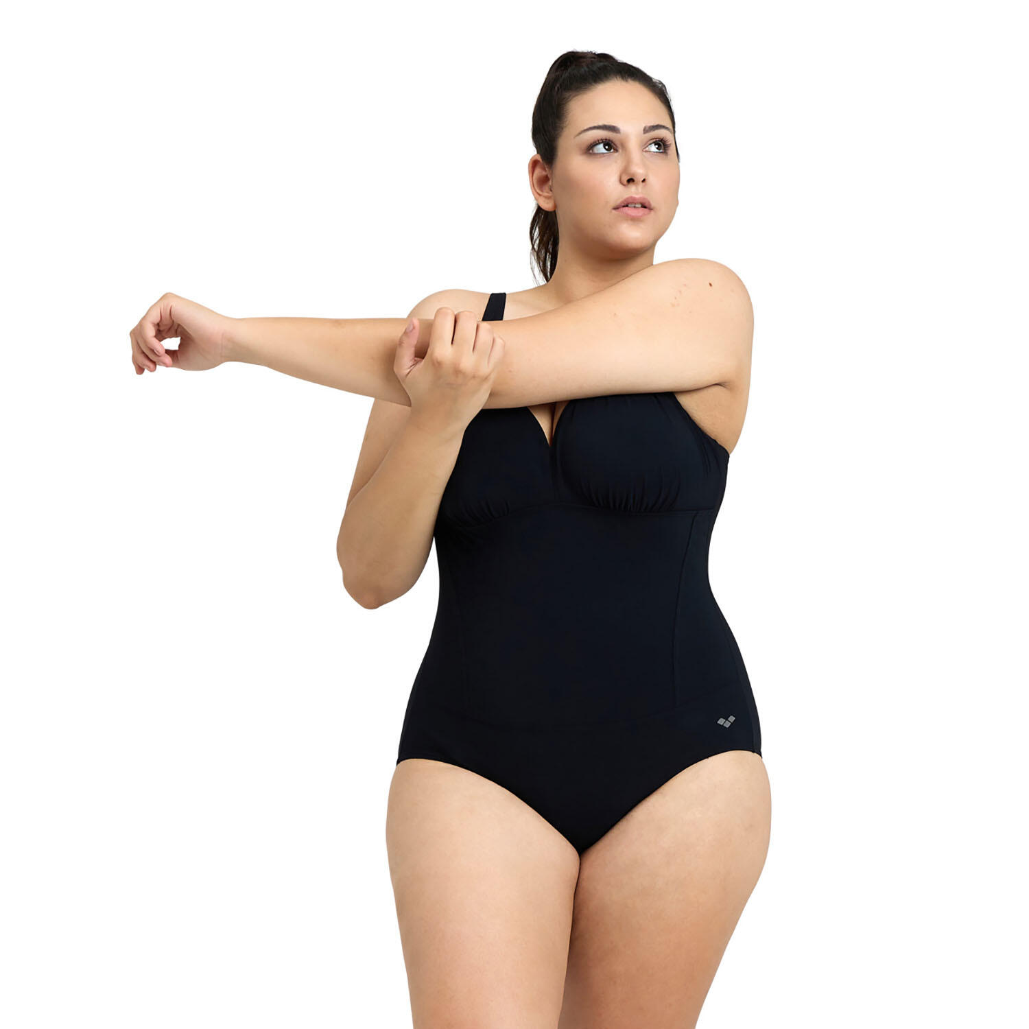 Arena - Maillot De Bain Une-pièce Femme - Bodylift Maura U Back Plus C Cup - Maillot De Bain 1 Pièce - Noir - 58 - Decathlon