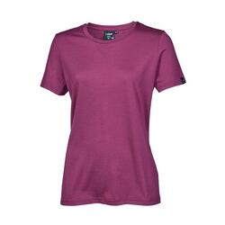 T-shirt UW Cilla Lilac Rose voor dames - 100% merino wol - Paars
