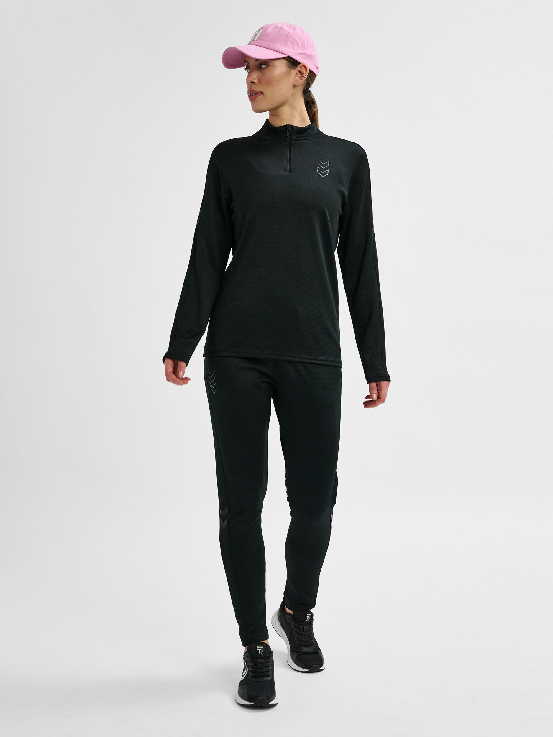 Damen-Trainingsoberteil 1/2 Reißverschluss Hummel Active PL 5/7