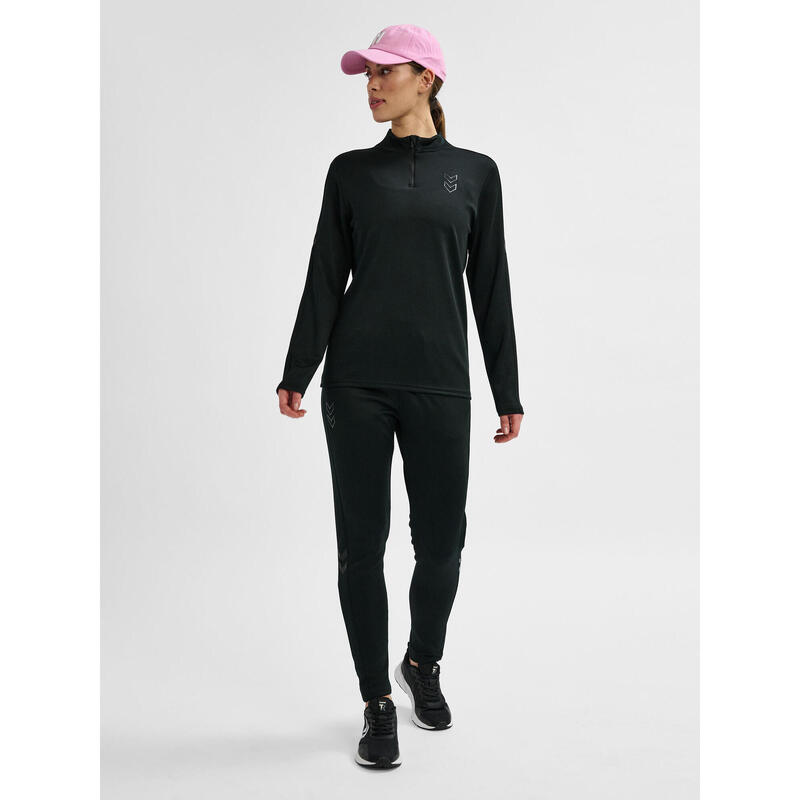 Halve Rits Sweatshirt Hmlactive Multisport Dames HUMMEL