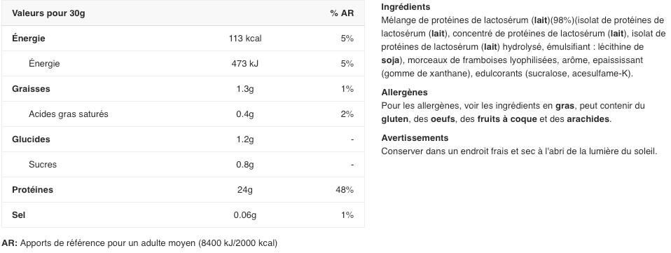 Siero di latte isolato - Gold Standard 100% Whey - Lampone al Cioccolato Bianco 2/6