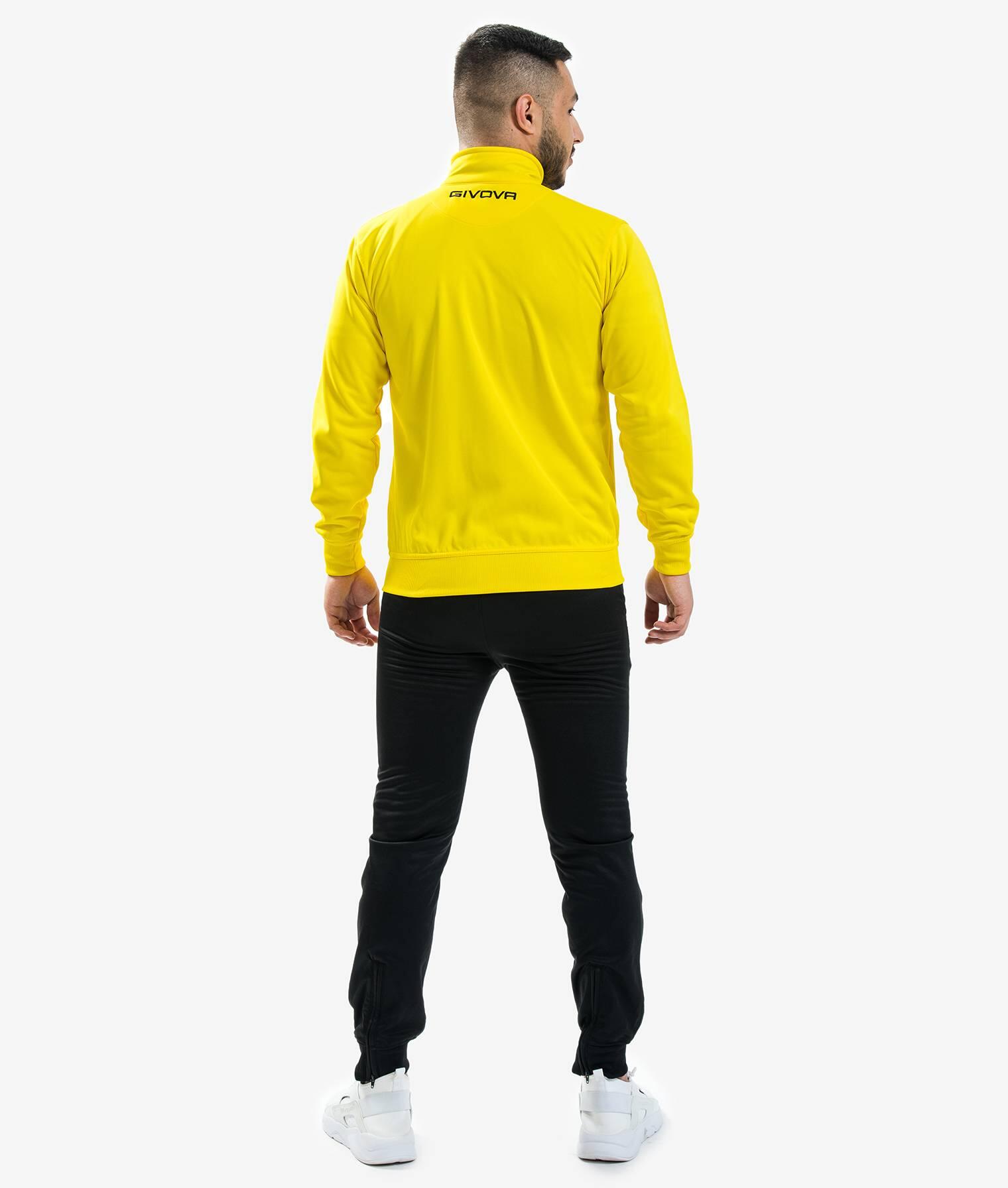 TUTA complete uomo givova giallo/nero 5/6