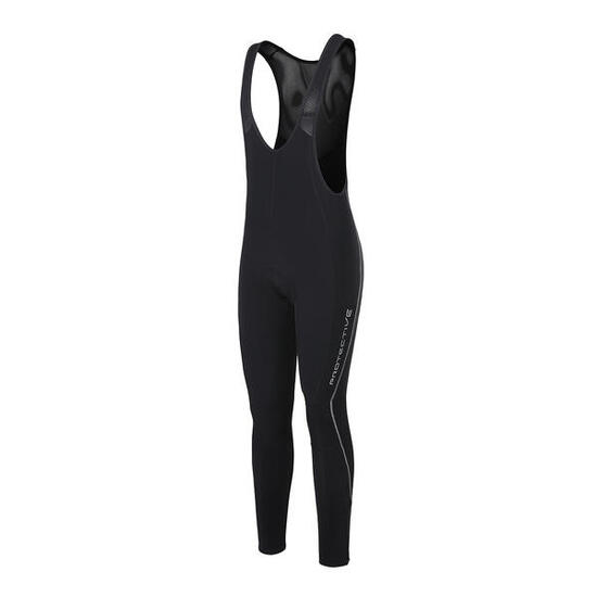Pantalon long à bretelles pour vélo - Hommes - P-Trail - noir
