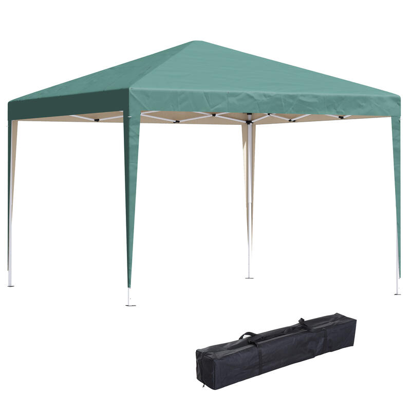 Carpa Evento Deportivo Outsunny 295x295x255 cm Verde