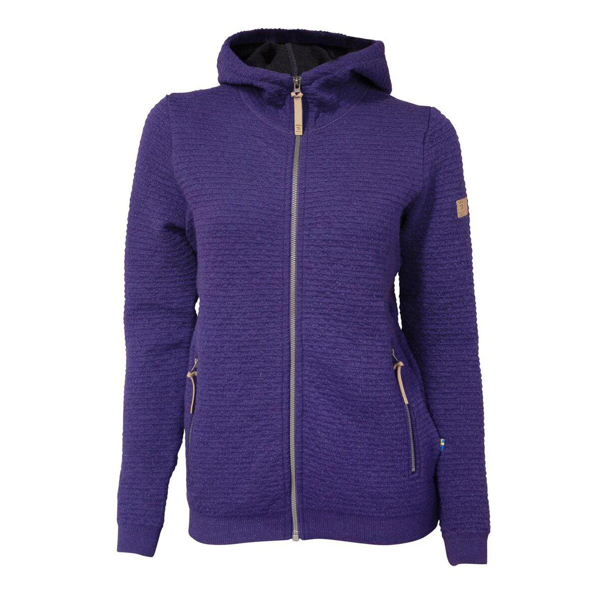 Ivanhoeoefsweden - Cardigan En Laine Morel Hood Fm Pour Femme - Violet - Veste - Violet - 44 L - Decathlon
