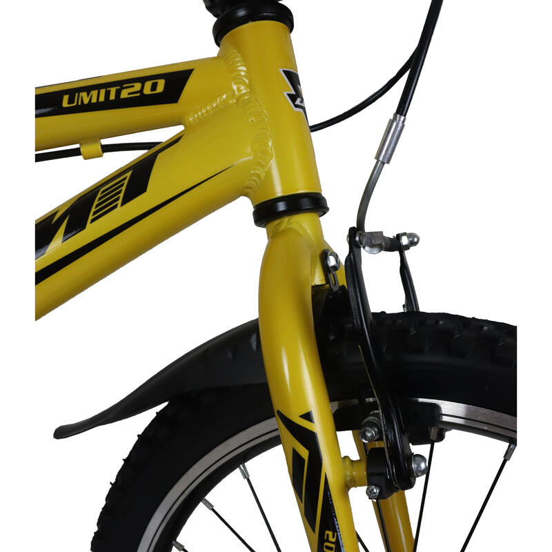 Bicicleta de montanha infantil 20" Umit Alumínio 200 Amarelo