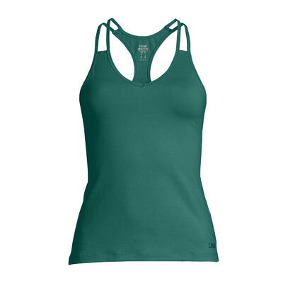 Casall Damen-Trainings-Tanktop mit V-Ausschnitt und Racerback