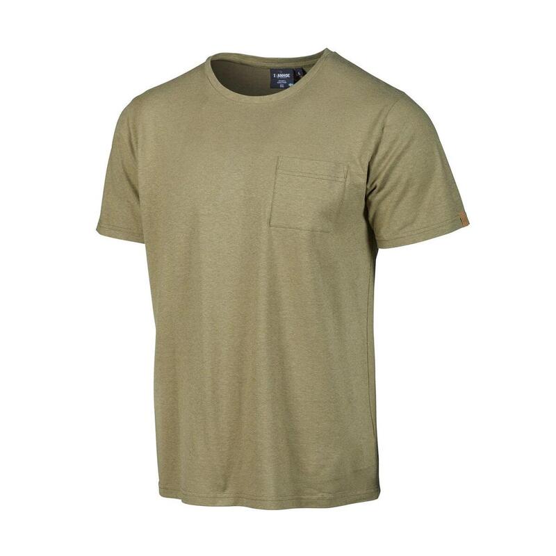 T-shirt GY Hobbe hemp Dried Herb voor heren - Biologisch katoen - Groen