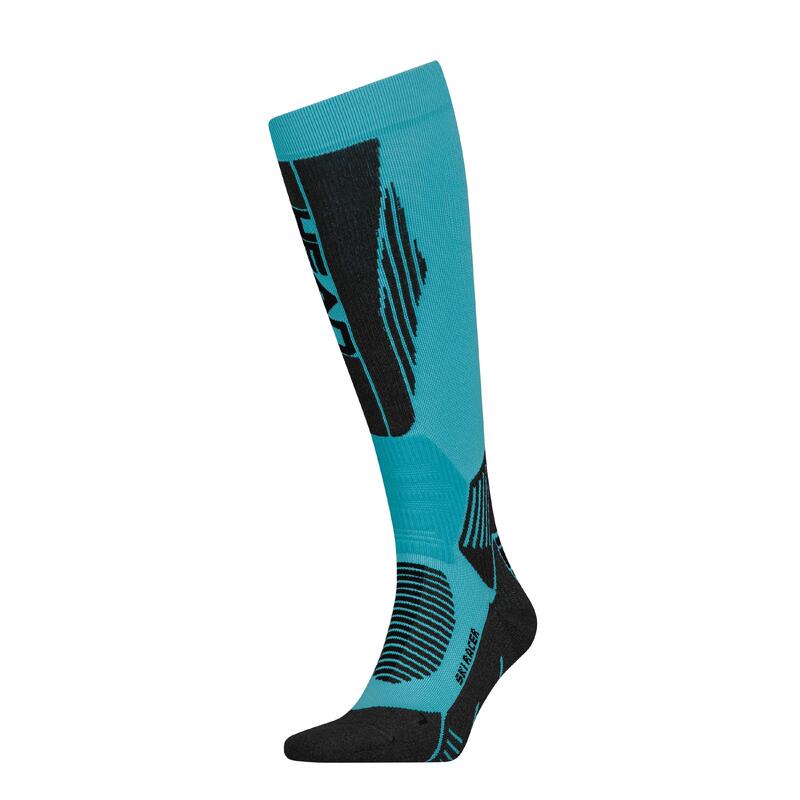 Sosete ski si snowboard HEAD Racer Kneehigh Socks, Gri/Albastru, Unisex